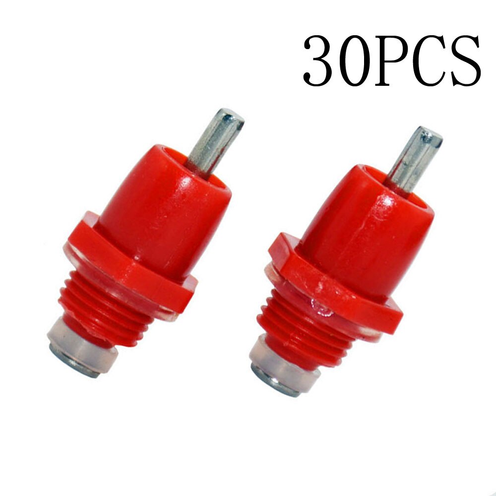 10-30 Pcs Poultry Chicken Nipple Drinker Drinking Fountain Red Spring Type Mouth Water Poultry Farming Feeding Equipment: 30pcs