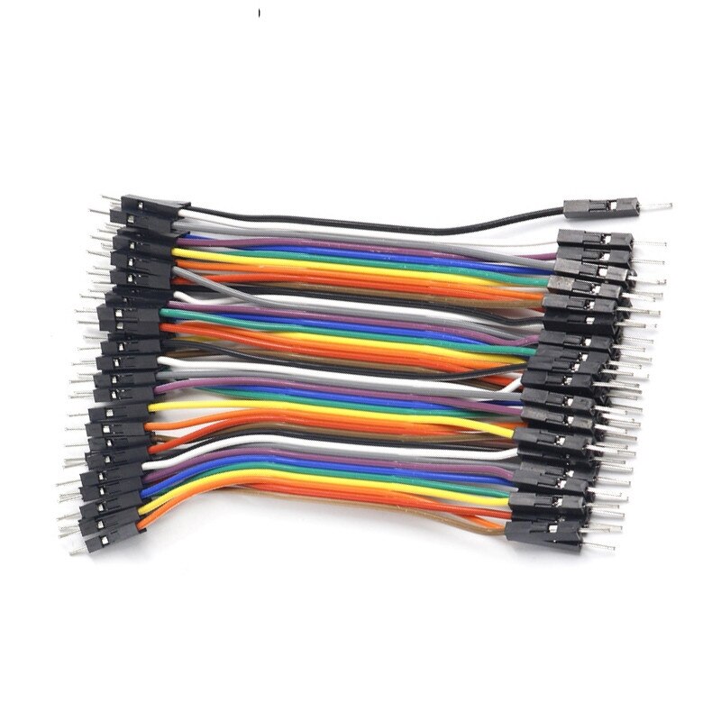 200pcs 10cm 2.54mm 1pin Man op Man jumper wire Dupont kabel voor Arduino