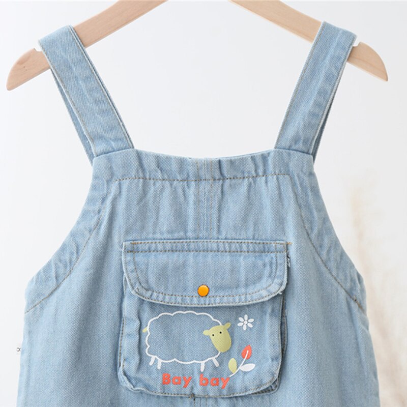 IENENS Baby Overalls Toddler Clothes Boy Girl Jumpsuit Playsuit Infant Denim Jeans Dungarees Spring Autumn Pants