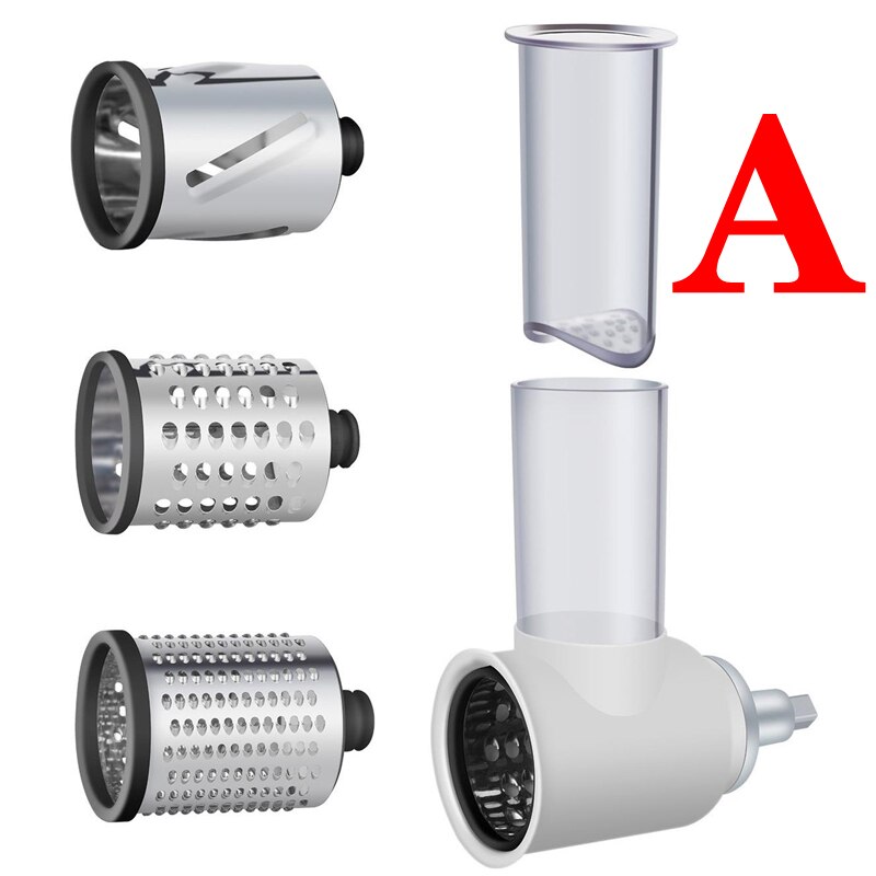 Slicer accessories and meat grinder 2 in 1 for KitchenAid vertical mixer, accessories for vegetable mixing and meat processing: A