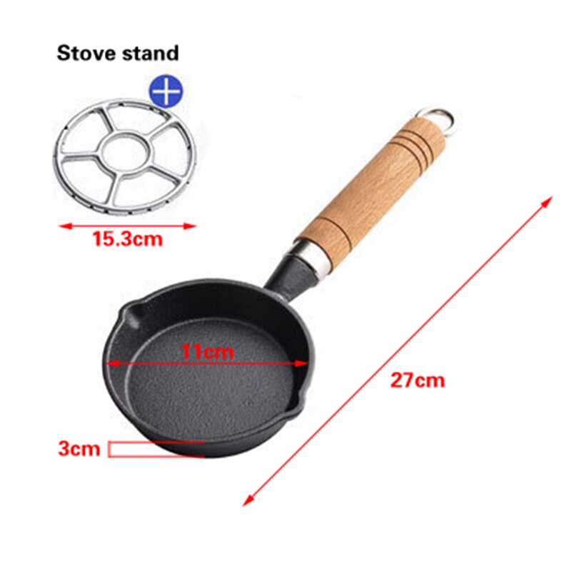Poêle à œufs 3 Compartiments – Antiadhésive En Aluminium – Petit Déjeuner