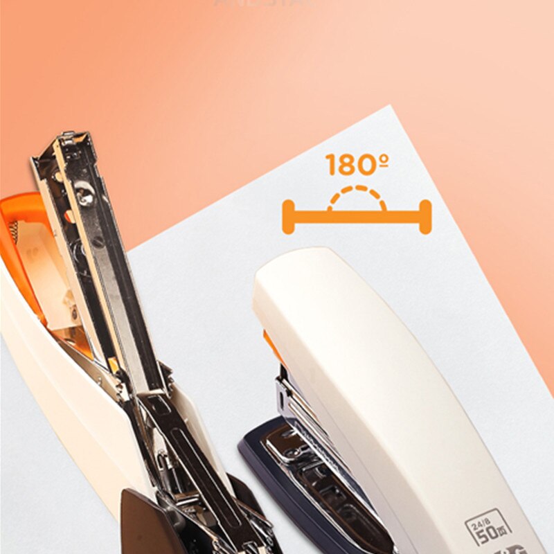 M&G 25/50 Sheets Effortless Heavy Duty Stapler Power Saving Metal Paper Stapling Machine for School Office Supplies Stationery