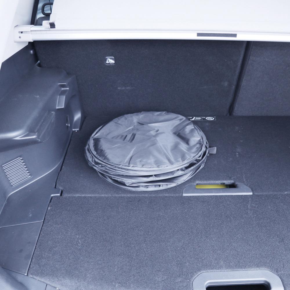 Cubo de basura plegable portátil para acampar al aire libre, papelera de tela Oxford para coche, práctico de usar