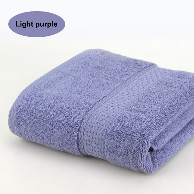 Für Erwachsene 100% Baumwolle 17 Farben 1PC Feste Schlecht Handtuch Strand Handtuch Hohe saugfähig Antibakterielle Schnell Trocknende Weichen Dicken: hell Violett