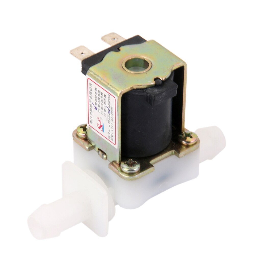 DC 24V 1cm Electric Solenoid Valve Normally Closed N/C Water Air Flow Switch
