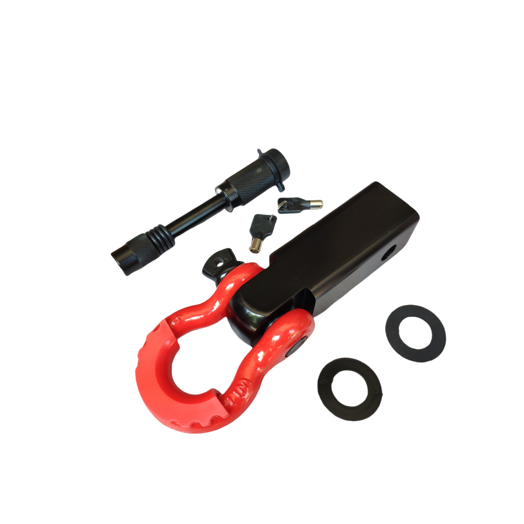 18000 Lbs 2 Inch Shackle Ontvanger Sleepwagen Trekhaak 4X4 Trekhaak: GRIJS