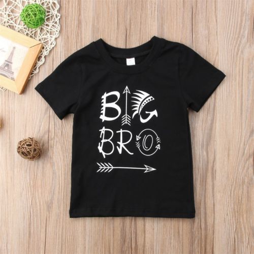 Neugeborenen Baby freundlicher Kleidung Spitzen Famliy Passenden Anzug groß Bruder T-Shirt Kleinen Bruder Bodys Junge 0-6 T