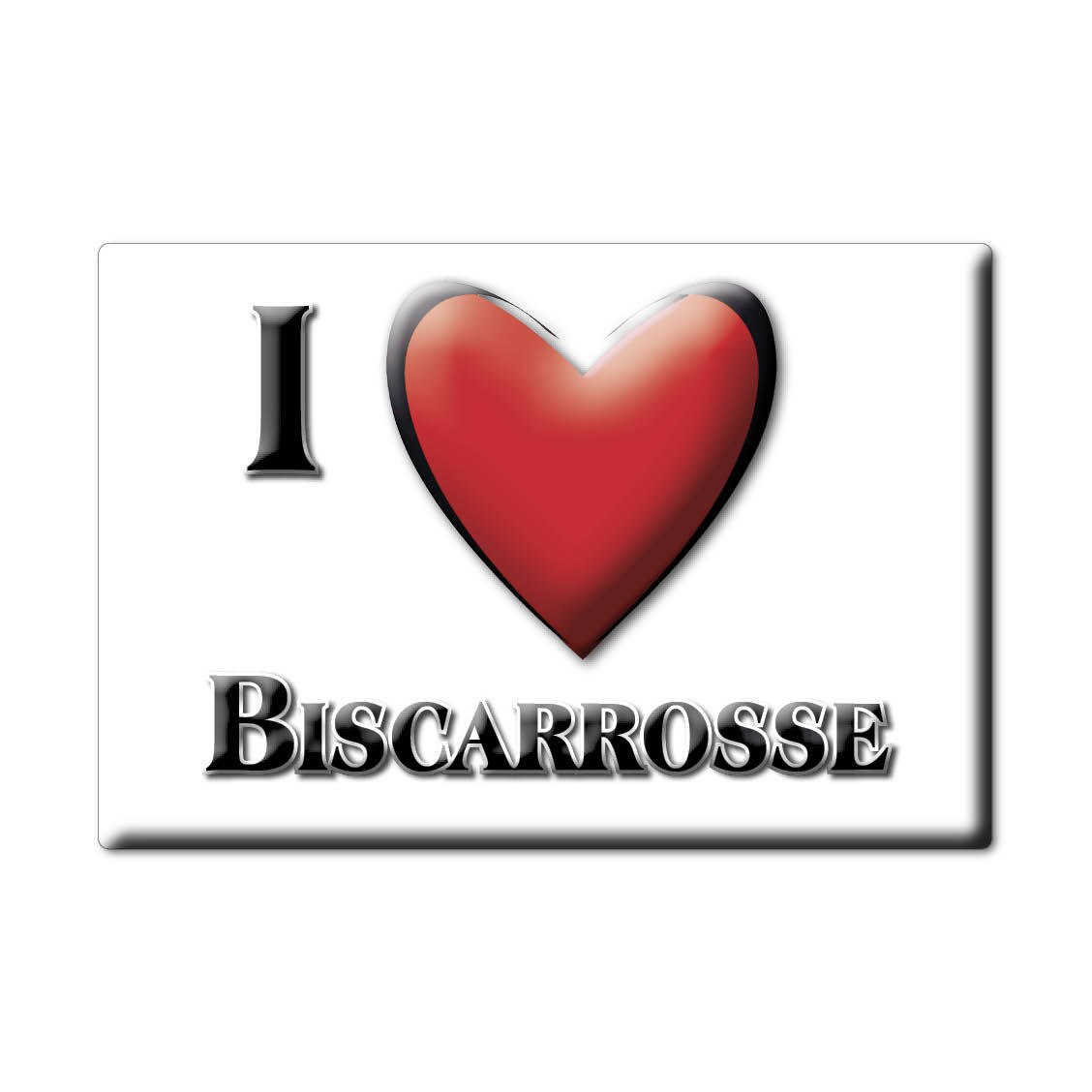 Biscarrosse Magneet Magneet Rhône Alpes (40) Frankrijk Koelkastmagneet Souvenir Ik Liefde