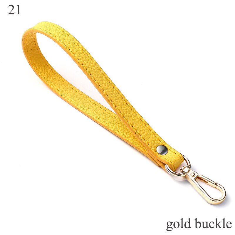 Alle-Match Clutch Bag Strap Portemonnee Riem Vrouwen Pols Zak Riem Effen Kleur Vrouwen Eenvoudige Handvat Purse Bag Riem vervanging: 21