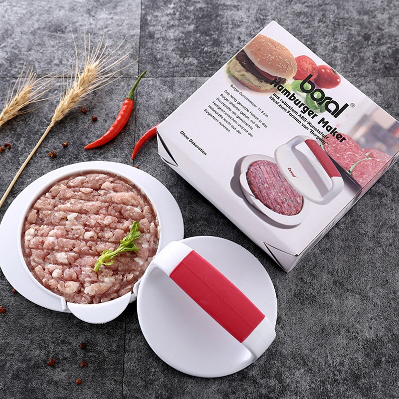 Diy Hamburger Vlees Druk Tool Food-Grade Plastic Makers Vlees Burger Maker Mold Hamburger Druk Burger Keuken Tool
