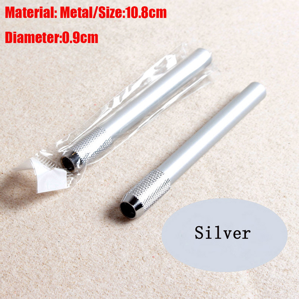 Multi Kleur Potlood Extender Houder Schets Verstelbare Potlood Extender Schilderen Art Schrijven Tool Voor School Office: 1pcs-Silver