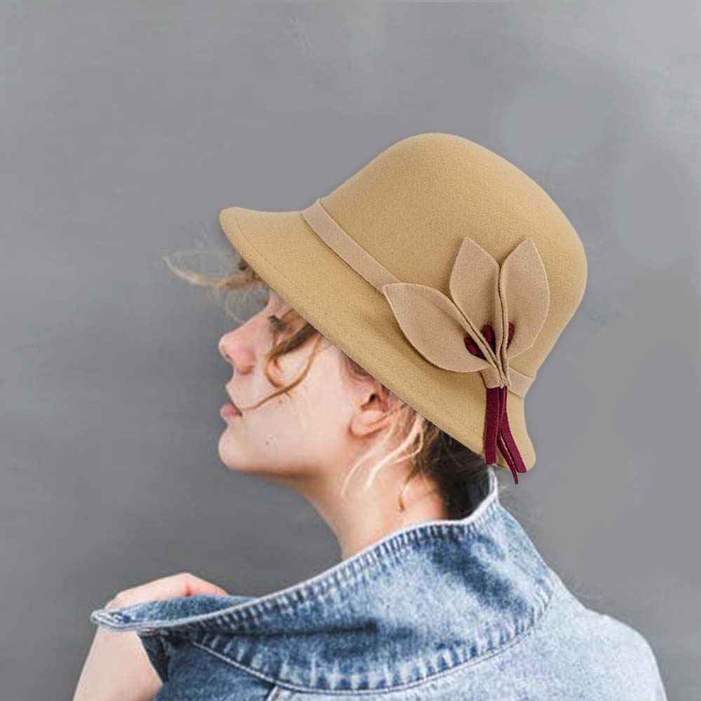 Sombrero redondo de flores de lino para mujer, sombrero redondo Billycock, Retro Vintage, Bowler, gorras de princesa, sombrero gorra de Jazz para mujer