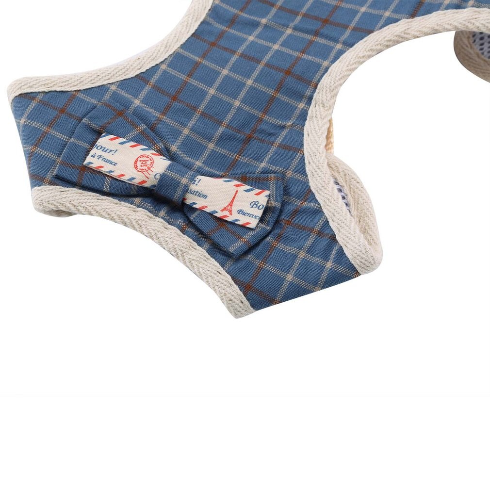 Pet Leash Bowknot Pet Chest Strap Vest Style Cat And Dog Leash Rope No Traction Dog Harness Breathable Mesh