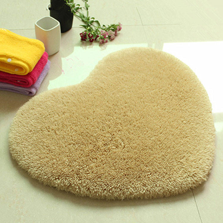 Vloerkleed voor de woonkamer, 100 x 170 cm, superzacht, shaggy, pluizig, antislip, grote antislip onderkant, interieurdecoratie voor woonkamer, slaapkamer, meisjes, kinderen, bruin