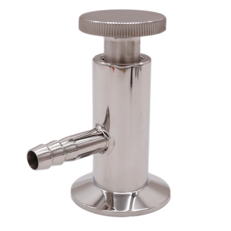 1"/1.5"Tri-clamp Sample Valve 50.5mm OD 1/2"(12.7mm) Hose Barb 304 Stainless Steel Homebrew Tri Clover Fitting Beer Hardware