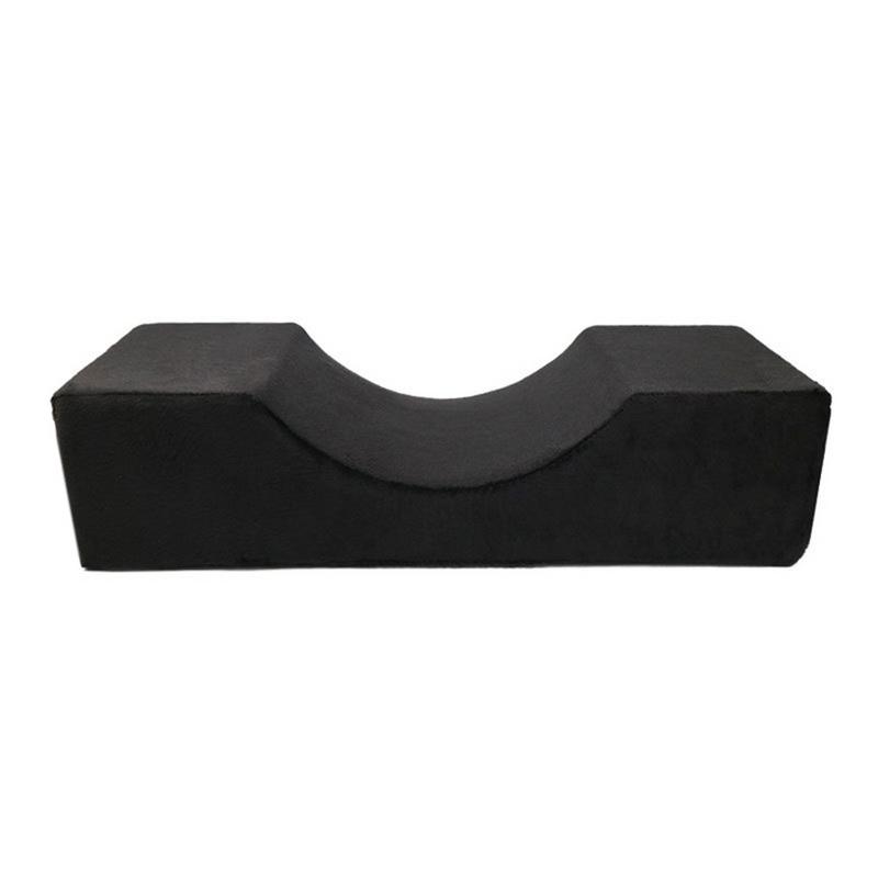 Enkelt verktyg flanell ögonfransskudde salong använd memory foam hals special ympning ergonomisk förlängning kurvstöd stativ