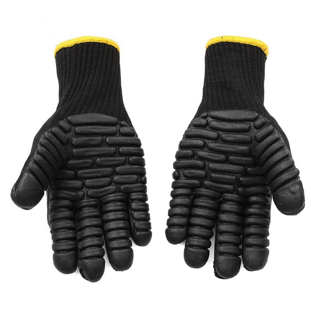 Anti Vibration Shock Resist Absorbing Safety Mechanic Working Protective Gloves Hard-wearing Comfortable To Wear 작업 장갑: Default Title