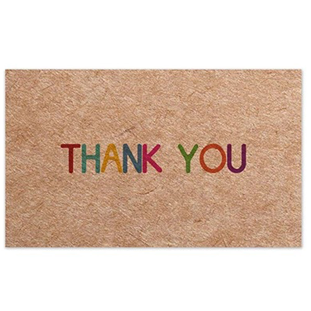 Gracias por apoyar mi tarjeta de visita pequeña, tarjeta de felicitación de agradecimiento, color blanco, 9x5,4 cm, tienda de vendedores, 10-30 piezas: Papel espuma / Transparente