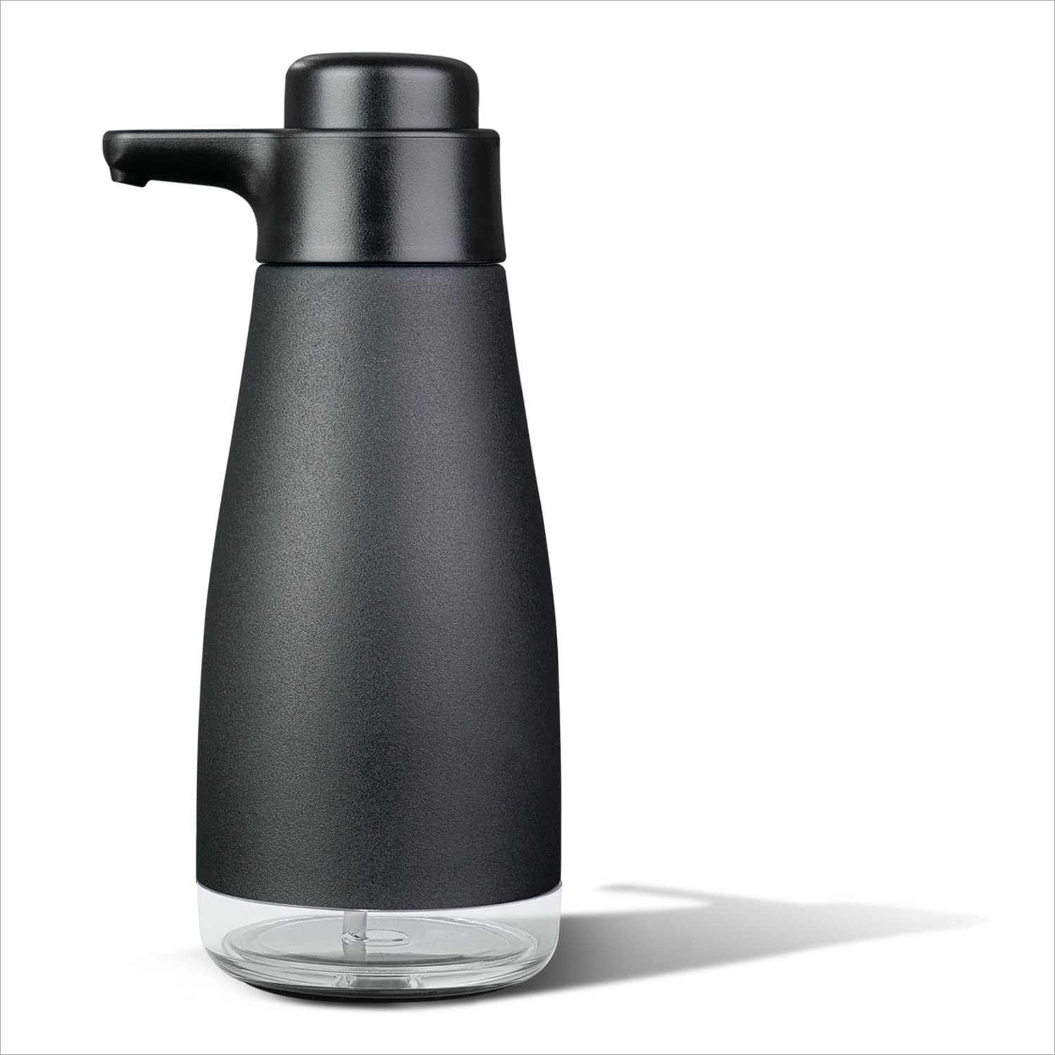 AIKE Stainless Steel Manual Soap Dispenser Pumps Liquid Soap Dispenser For Kitchen Dish Cleaning 450ML Hand Soap Dispenser: Light Grey