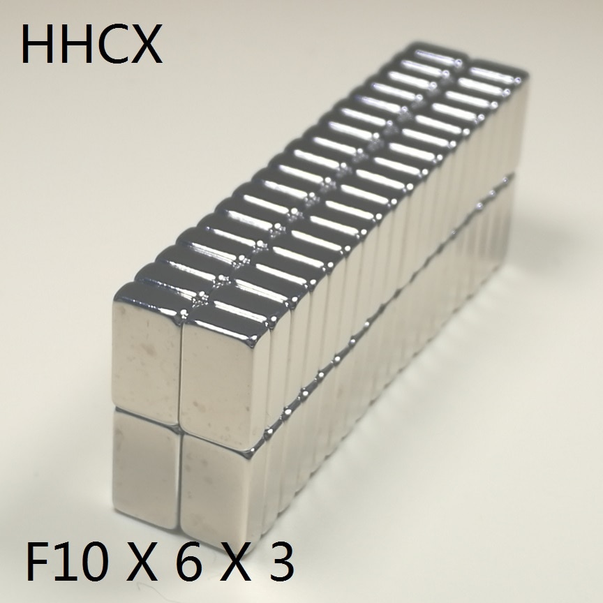 10 20 50 100 Stks/partij Blok Magneet 10X6X3 N35 Ndfeb Zeldzame Aarde Magneet 10*6*3 Neodymium Magneten 10 x 6 x 3