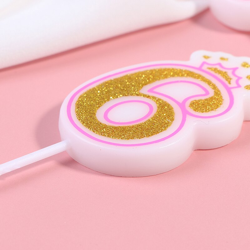 0-9 Nummer Verjaardag Kroon Kaarsen Leeftijd 0-9 Kind Verjaardag Feestartikelen Kaars Decoratie Cake Kaarsen