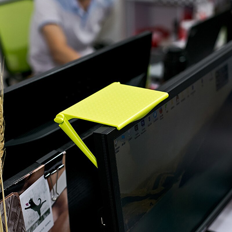 Multi-Functional Rack Plastic Storage Rack Computer Lcd Monitor Rack Screen Storage Stand Black