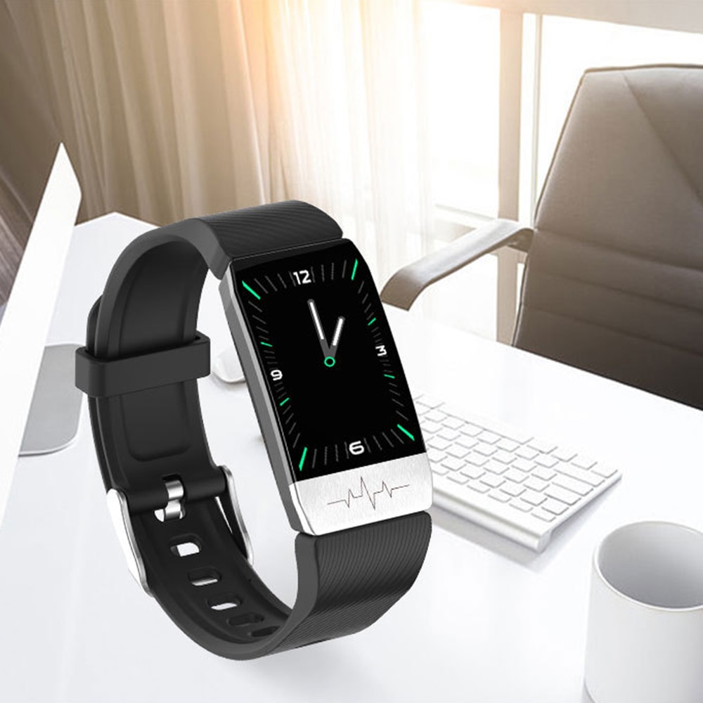 T1S Body Temperature Detection Intelligent Bracelet Multi-Function Body Health Monitor IP67 Waterproof Sport Bracelet Fitness