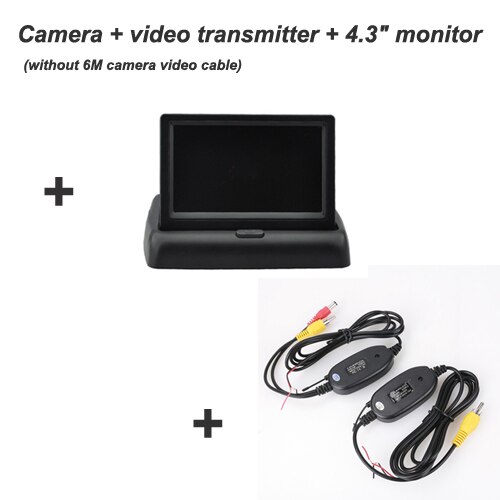 Rear Rearview Wireless Camera vehicle Parking Assistance Monitor For HONDA CRV CR V Fit Crosstour Odyssey: Wireless monitor 2