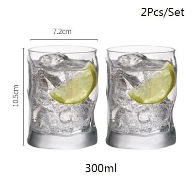 2 Stks/set Wave Multicolor Glas Thuis Bar Party Drink Kopjes Koffie Whisky Xo Bier Melk Cool Thee mok Minnaar: 4