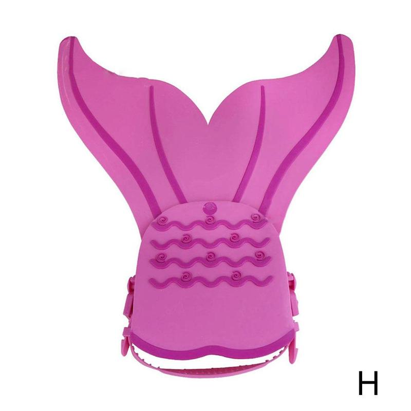 Cute Kid Kinderen Zwemmen Fin Duiken Voet Flippers Vinnen Training Schoenen Staart Sport Water Zwemmen Voeten Sport Water A6A0: H
