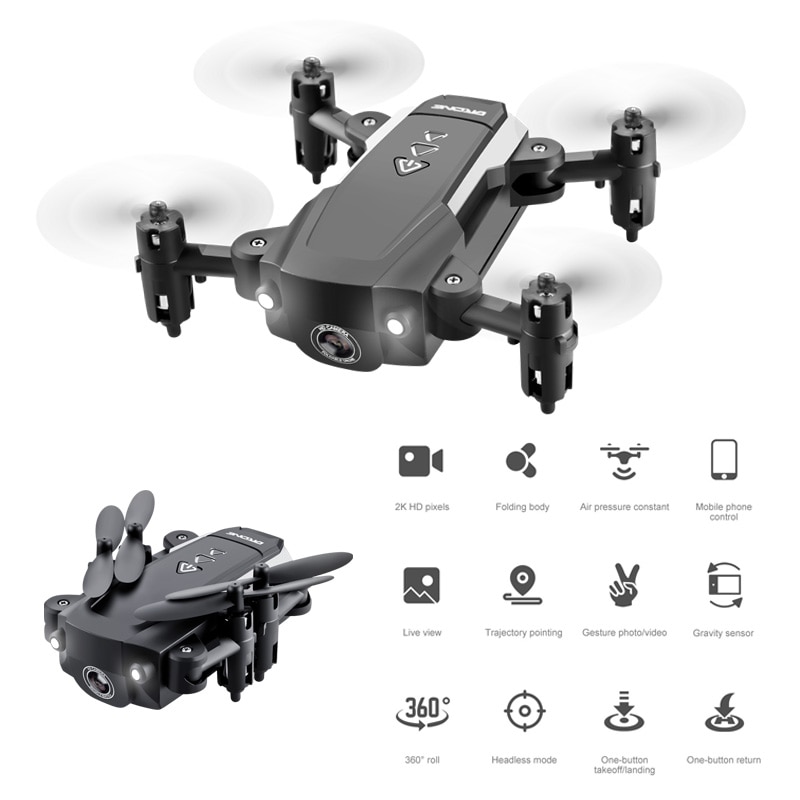 2020 piccolo pieghevole HD UAV drone WiFi FPV KK8 Quadcopter drone Aerea foto mini remote resistenza UAV Elicottero leggero regali giocattolo