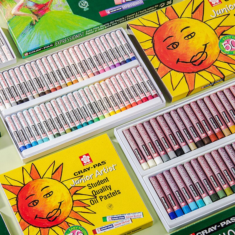 12/25/36/50 colors Oil Pastel for Children Graffiti Soft Crayon Set Washable oil pastel Stationery Art Supplies