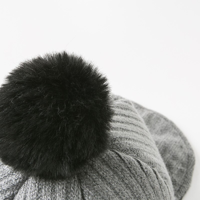 DB11648 dave bella winter baby boy hoed cap kinderen grijs boutique