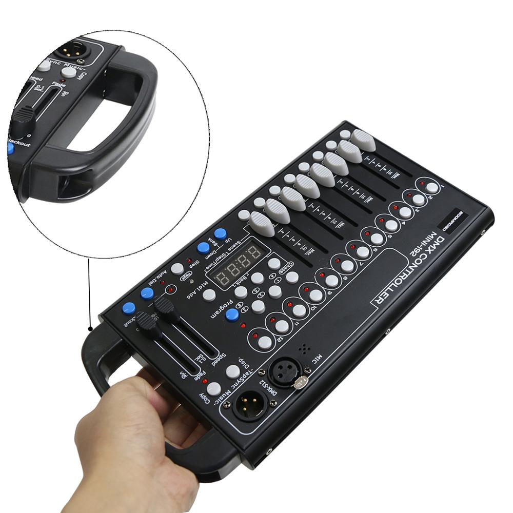 192ch Dmx Controller Handvat Sound Control Led Console Voor Rookmachine Podium Verlichting Effect Toont Disco Licht Restaurant Menu