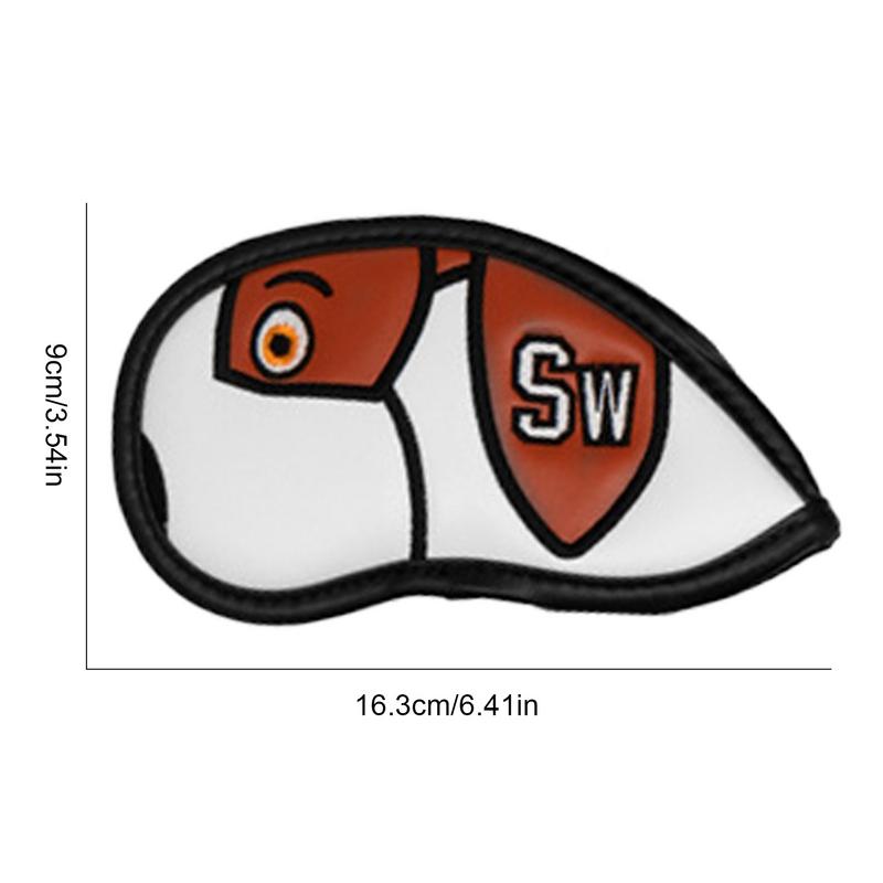 Golf Putter Head Cover Putter Headcovers Golf Putter Headcover PU Leather 10pcs Mallet Putter Covers Golf Accessories Mallet