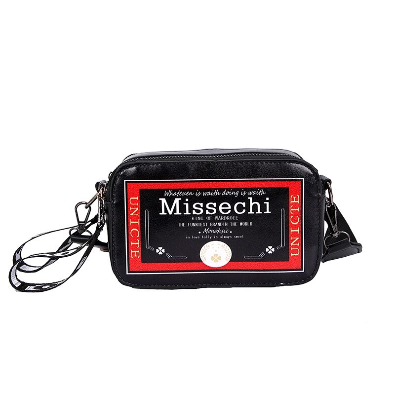 Donne mini Scatola di Sacchetto di Spalla di proprietà Petto Borsa con Tracolla per le donne 2020 Cinghia di Spalla larga Sacchetto Della Macchina Fotografica 2 strato di Stampa Borse