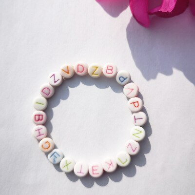 Korean Color Children's Bracelet Acrylic Girls Bead Bracelet Children's Jewelry: HJ-11