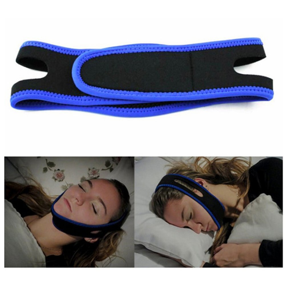 Stop Snoring band Rubber Neoprene SBR Anti Snoring Chin Strap Sleep Apnea Jaw Solution Chin dislocation Soft palateHot