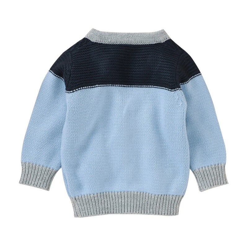 2020 Bambini di autunno Maglie E Maglioni Delle Ragazze Dei Ragazzi in Maglia di Cotone cardigan Dei Bambini Del bambino Del Blocchetto di colore Del cardigan Dei Bambini di Modo Outwear