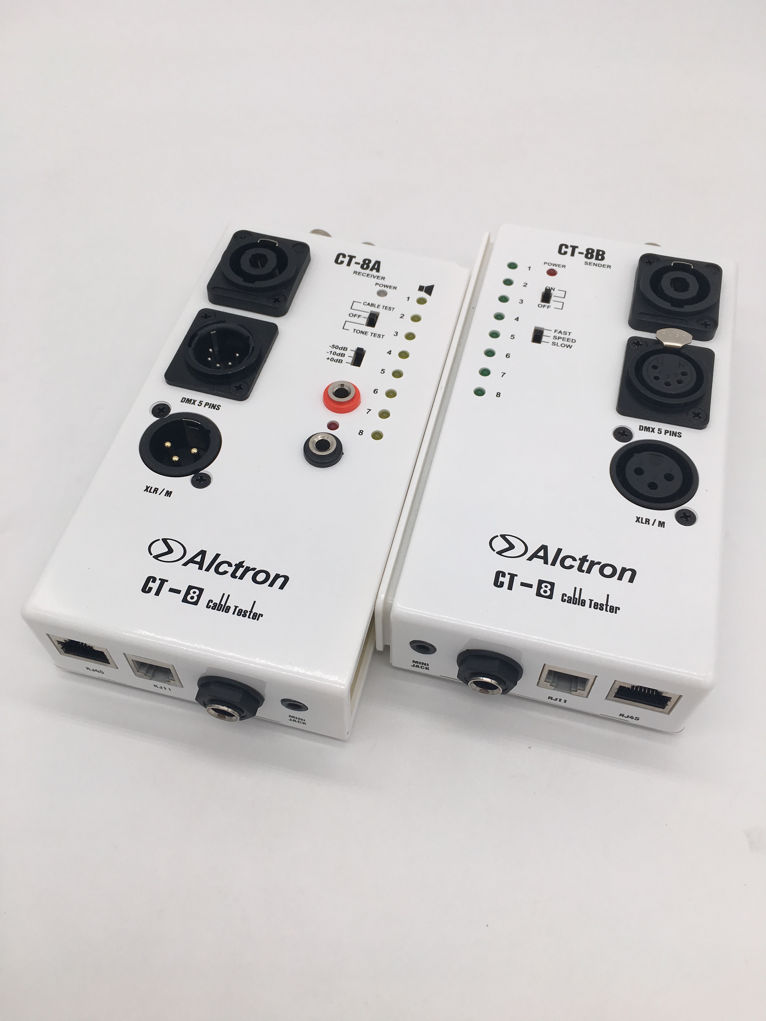 Alctron ct -8 multi-purpose audio kabel tester line test instrument engineering ledningsadskillelse test