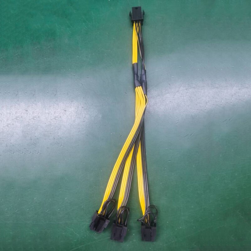 Graphics Card 6 Pin 6P 6Pin One Turn Four 6+2Pin 1 To 4 Graphics Card Power Supply Line One Drag Multiple Parallel