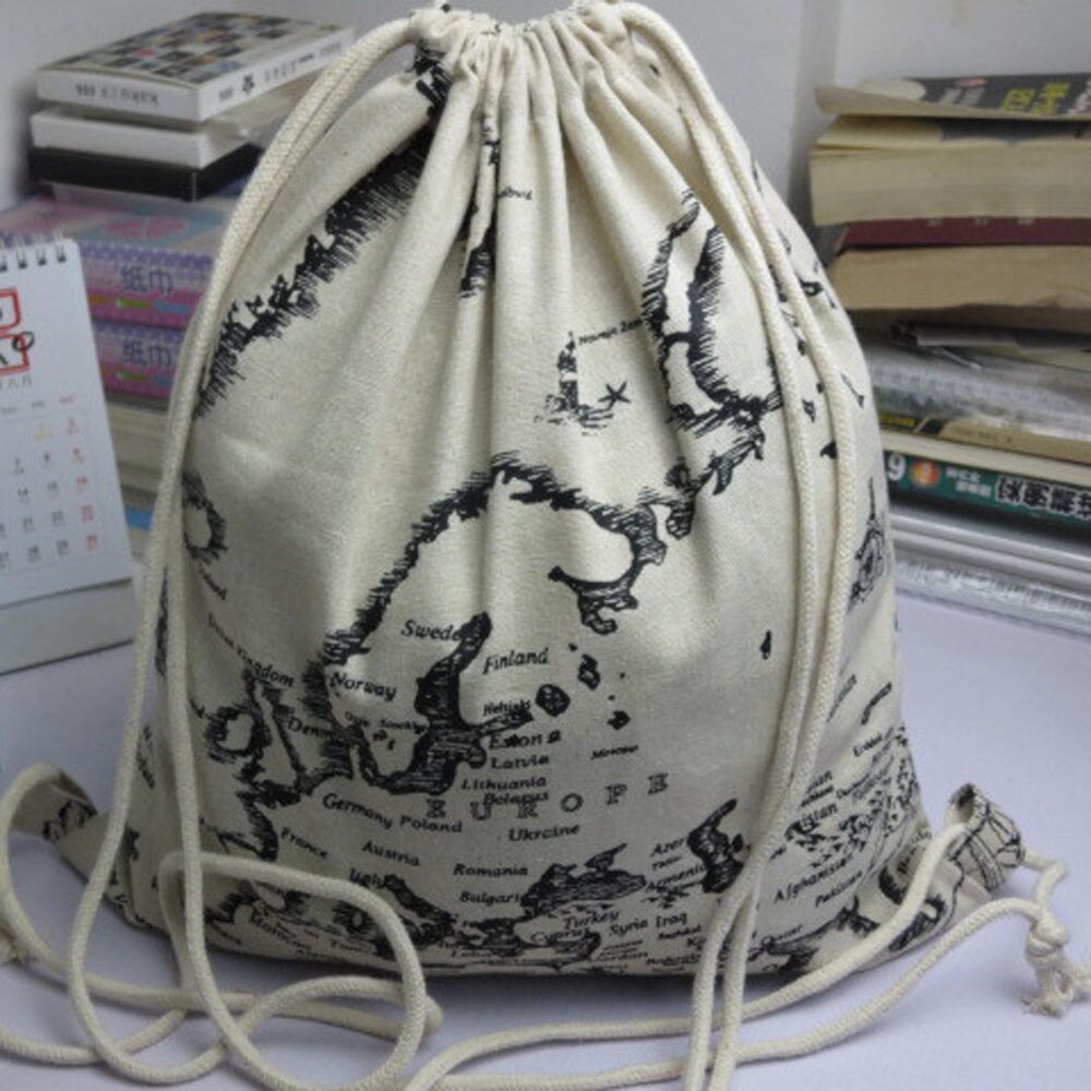 Sac à dos en toile imprimé papillon pour adolescents, avec cordon de serrage, pour l'école: B