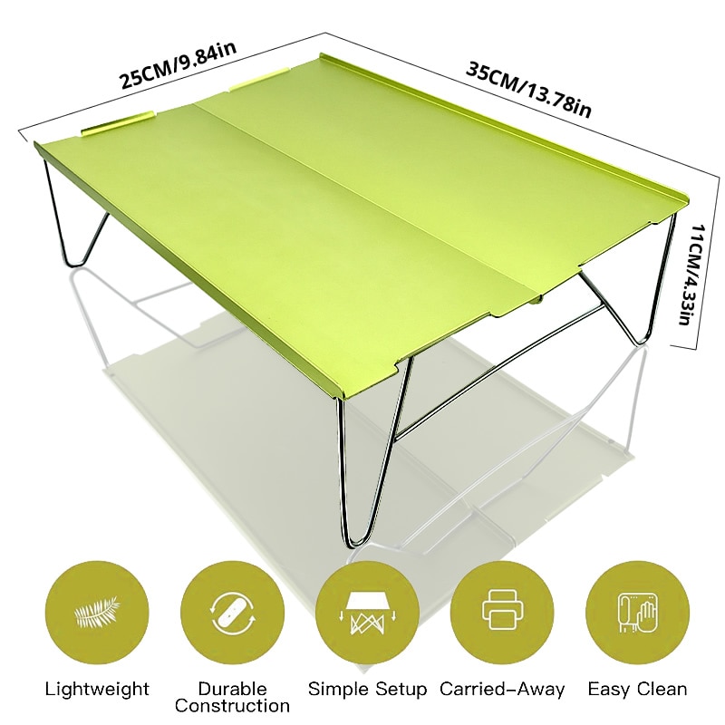 Lys op mini bord folde ultralette picnic campingborde