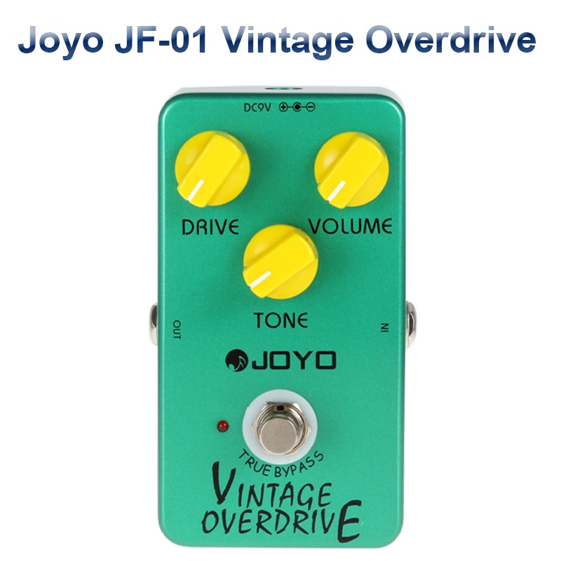 Joyo jf -02 ultimate drive overdrive guitar effekt pedal analog delay guitar pedal vintage overdrive guitar tilbehør dele