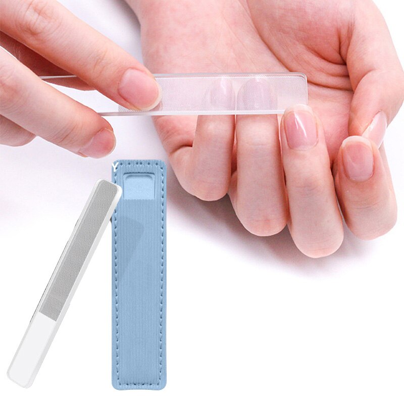 1Pc Nano Glas Nagellak Bestand Nail Polijsten Strip Herbruikbare Nagellak Tool Manicure Niet Pijn Nagels Nail gereedschap Nail Art