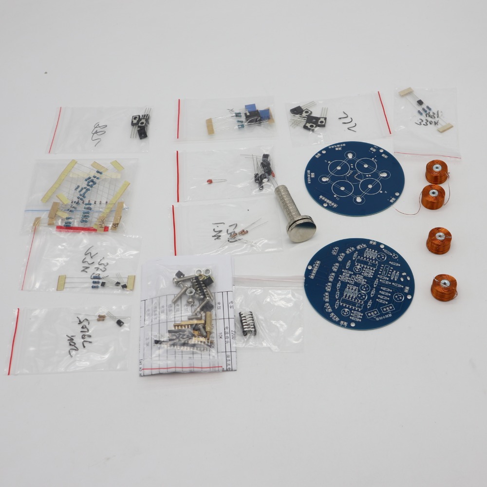analog circuit intelligent DIY magnetic levitation Kit Push type magnetic suspension simulation system
