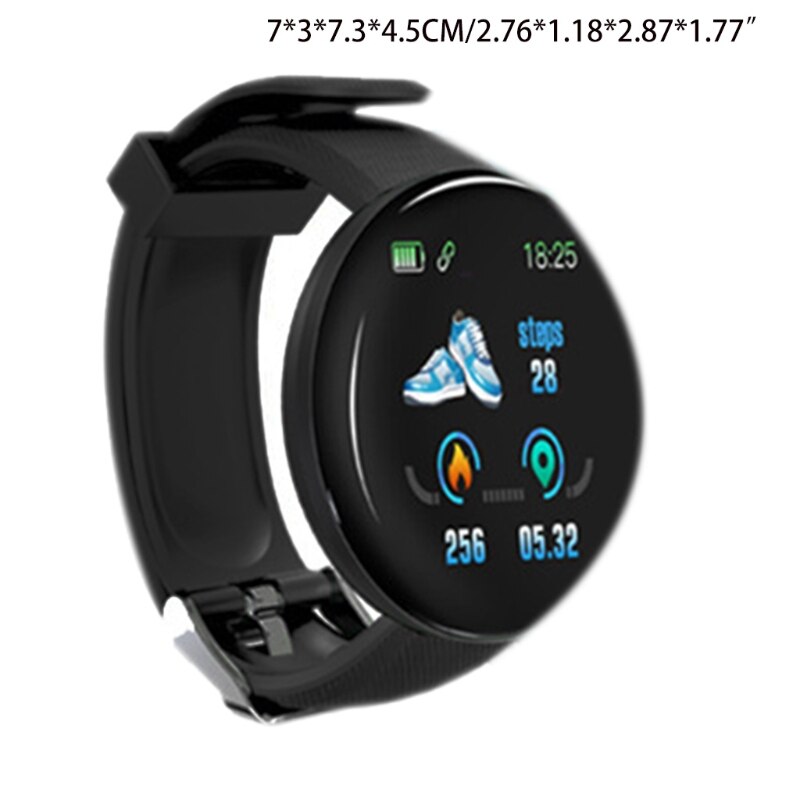 Grenzüberschreitendes produkt  d18 rundes smart-armband mit farbbildschirm, schlafüberwachung, wasserdicht, schrittzähler  r9ua
