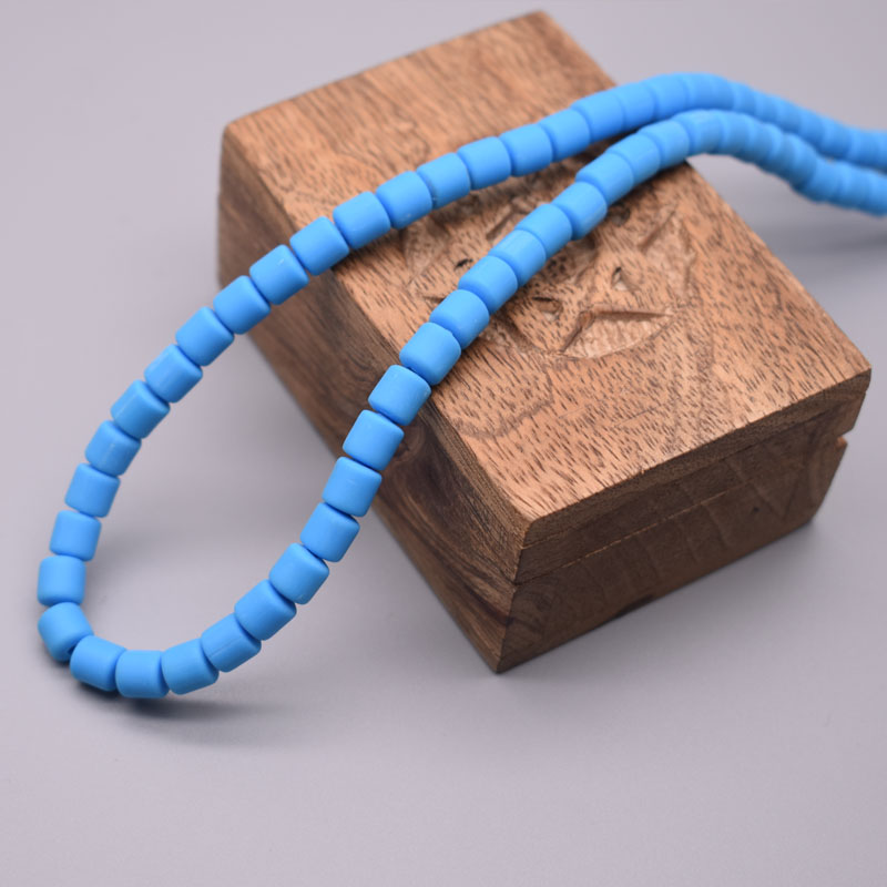 6mm Polymer Clay Tube Beads Loose Spacers Beads for Jewelry Making DIY Findings Bracelet Necklace Accessory: Pink