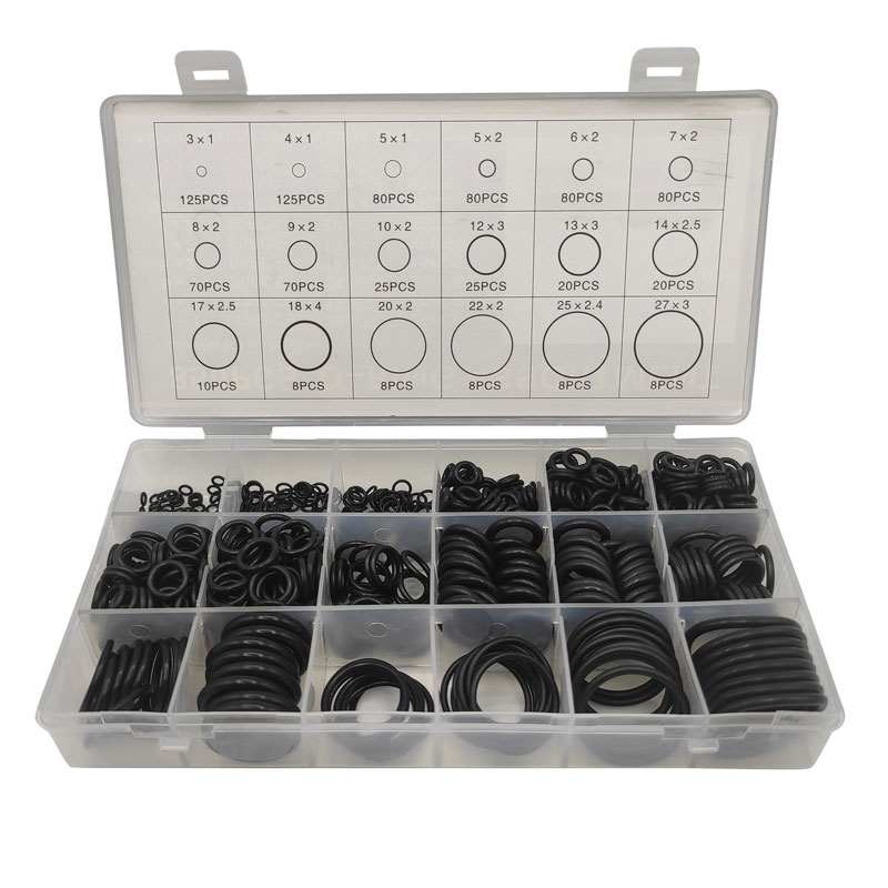 Gummi o-ringssats packningar tätning nitrilgummiband högtrycks o-ringar reparationssats tätning gummiband svarta o-ringar: Brun