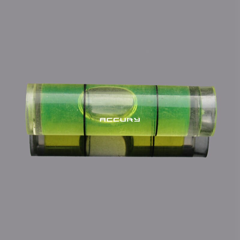 100pcs 9.5*34mm Cylindrical Bubble level spirit level vial Acrylic levels for Frame or Hanging wall TV